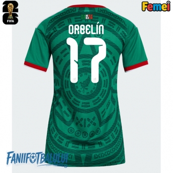 Mexic Orbelin Pineda #17 Echipament de Fotbal Replică Mondial 2026 Femei Acasa